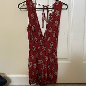 Red Boutique Romper